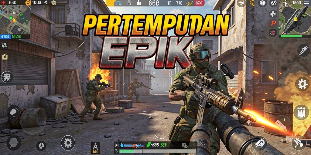 Gameplay seru dengan grafis realistis di 66D.