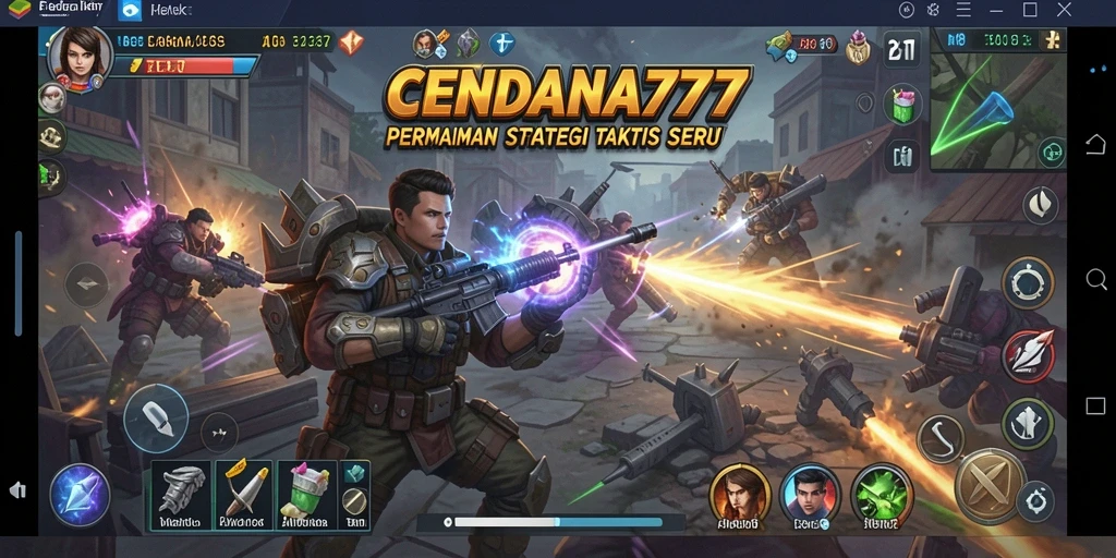 Screenshot gameplay strategi CENDANA777 yang mendebarkan.