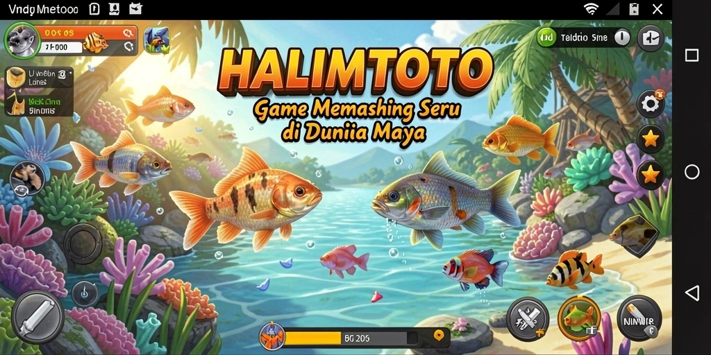 Gameplay menampilkan suasana memancing yang menawan dan realistis.