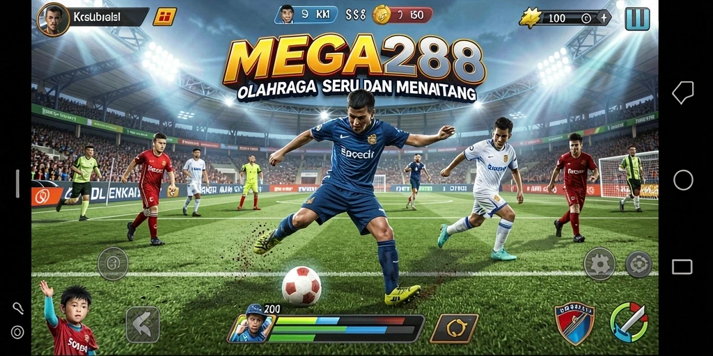 Tampilan gameplay menarik dari MEGA288 dengan berbagai olahraga.
