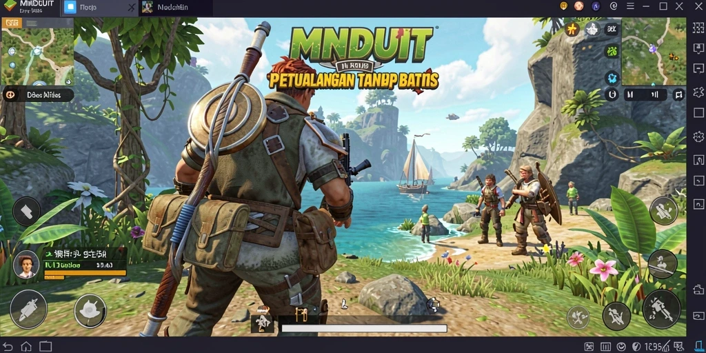 Gameplay MNDUIT yang menakjubkan dalam petualangan dunia terbuka.