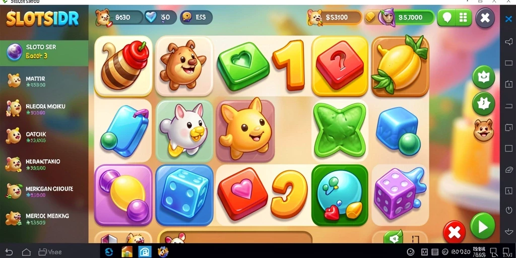 Tampilan menarik dari gameplay SLOTSIDR di level yang menantang.
