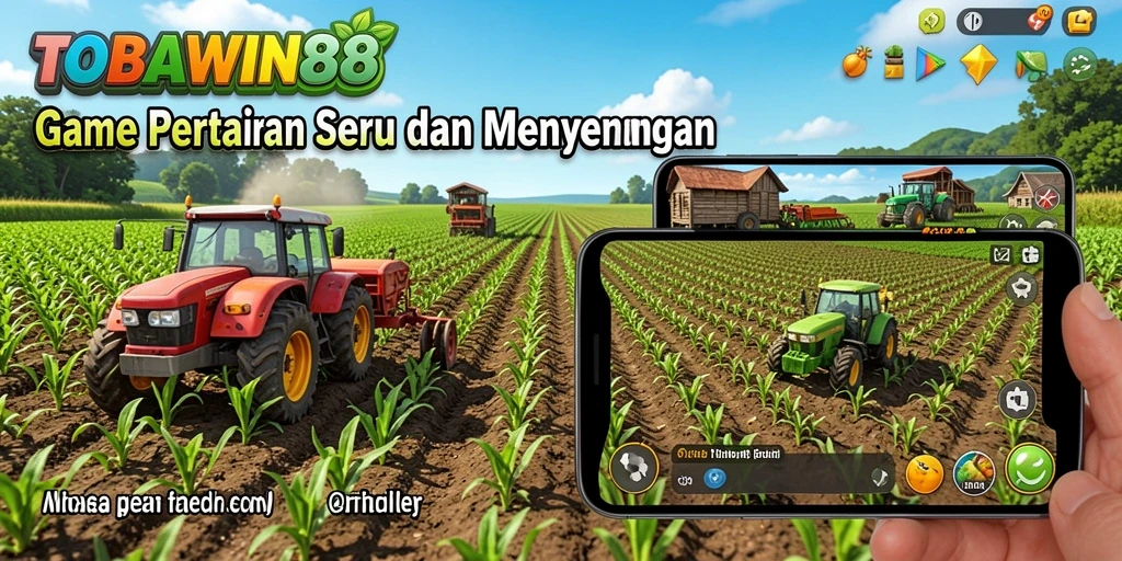 Tampilan gameplay TOBAWIN88 yang menarik dalam bertani.